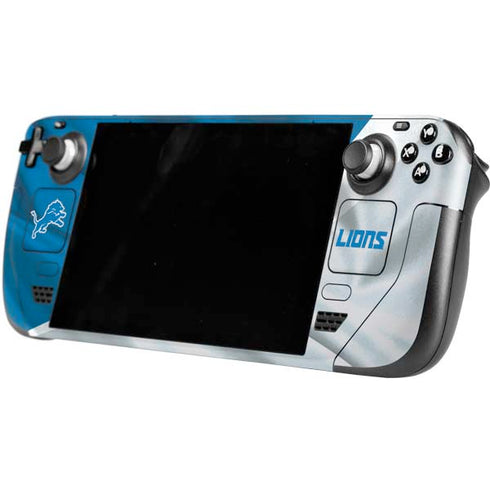 NFL Detroit Lions Steam Deck Handheld Gaming Computer Skin